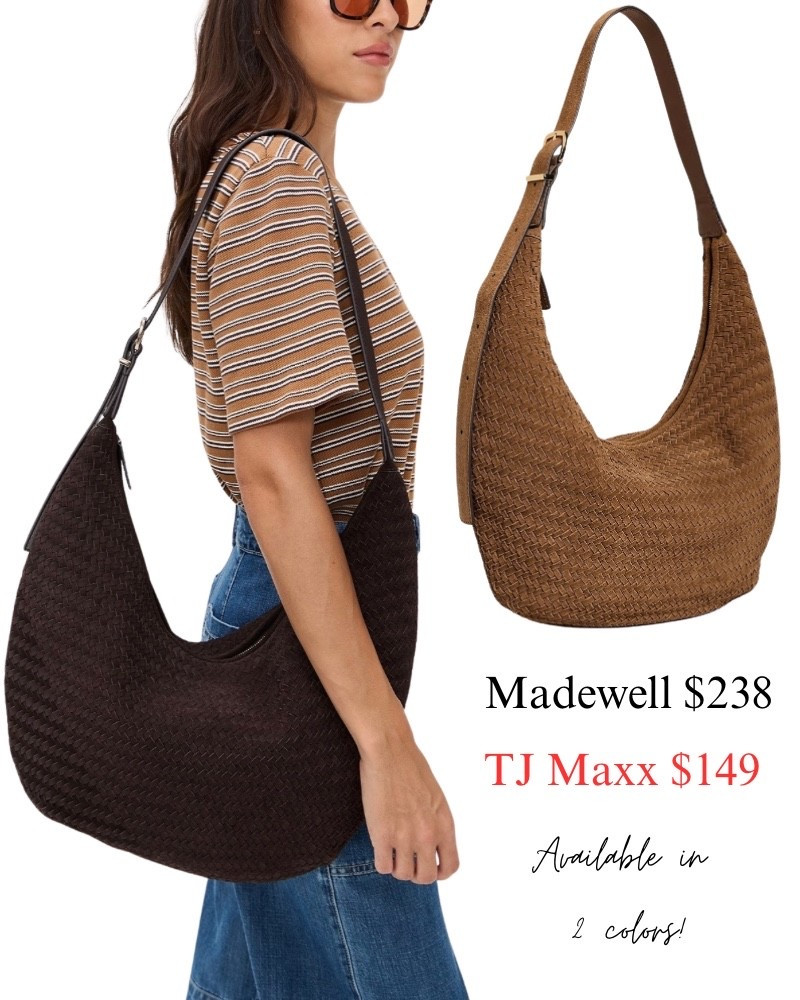 I found this madewell bag at TJ Maxx on sale!! It comes in two pretty colors! Suede purse, work, travel, over sized.

#LTKootd #LTKSaleAlert #LTKmomlife