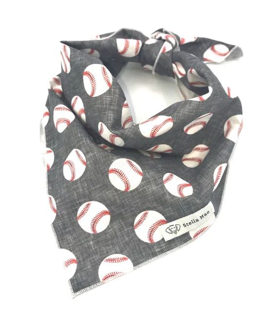 Take Me Out to the Ball Game Dog Bandana | Etsy (US)