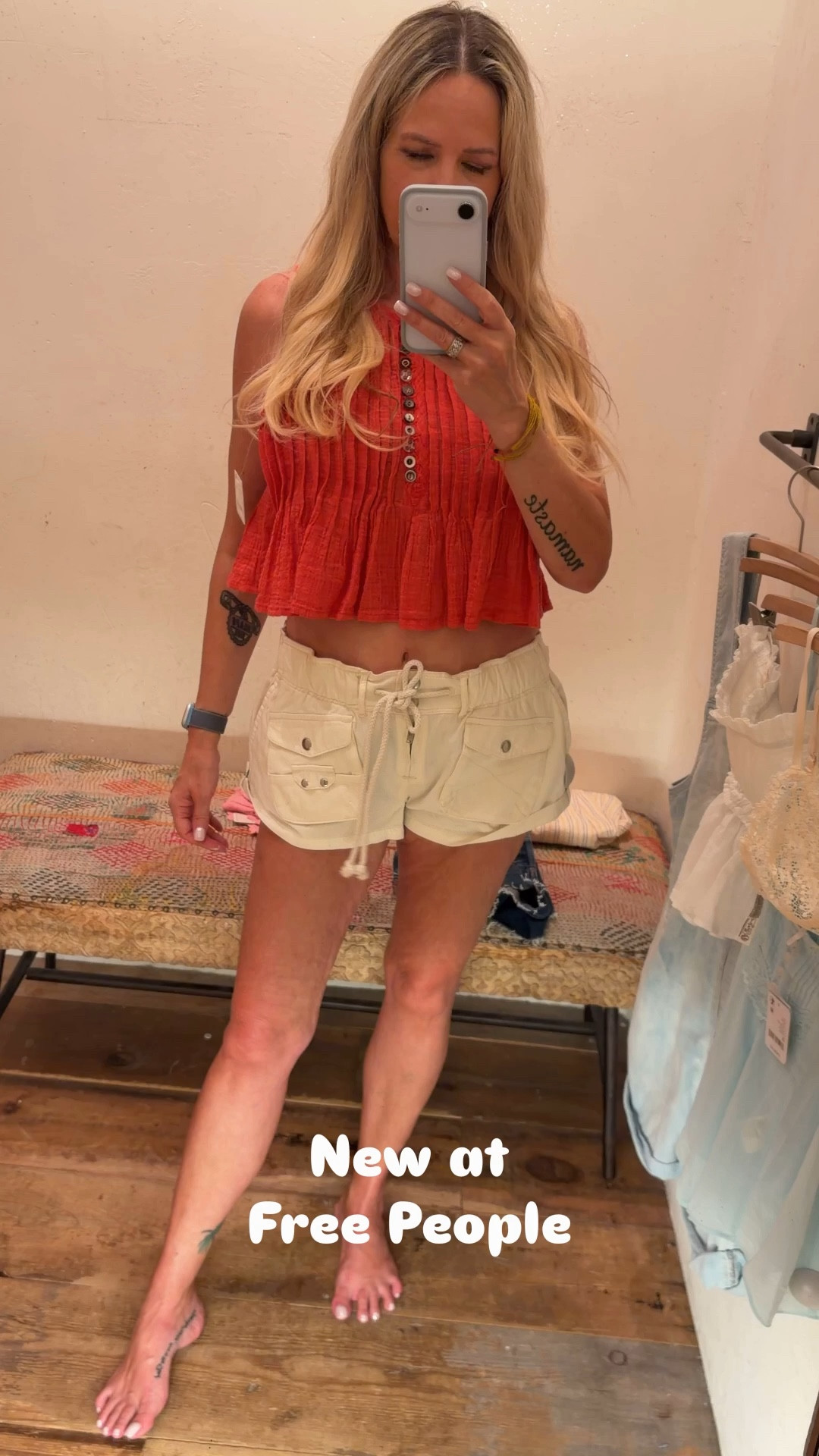 Free People fitting room finds 🌸✨

Tried on a bunch of new spring/summer pieces and I’m obsessed with so many of them.

Quick FYI — the denim short shorts run REALLY small… I had to size up 2 😳

So many cute staples for the season.

Everything linked in my LTK 🤍


#LTKStyle #FreePeople #TryOnHaul #SummerStyle #LTKFinds

#LTKdayinmylife #LTKOver40 #LTKootd