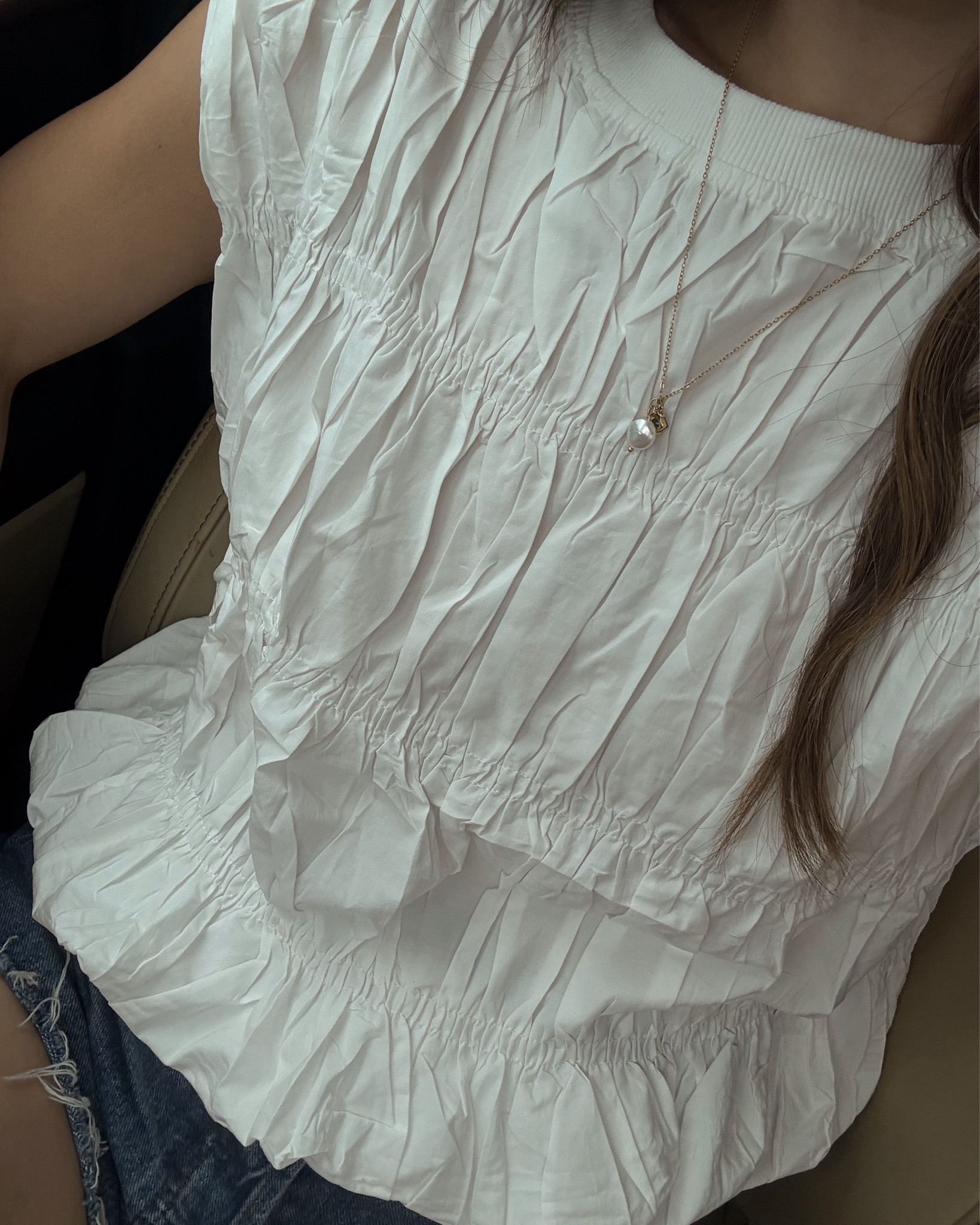 Cutest Amazon top! Sized up to medium for oversized fit 