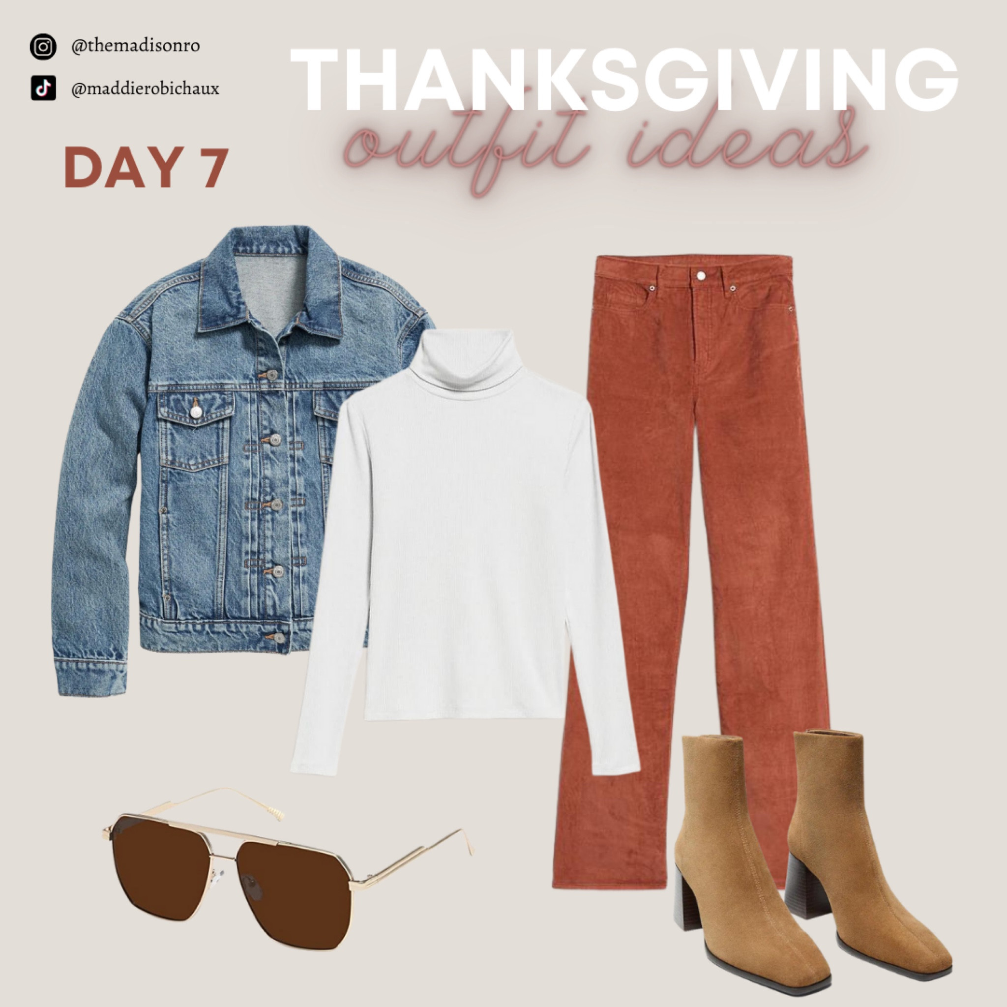 Thanksgiving Outfit Ideas, Jean Jacket, Boots of Instagram, Neutral Outfit, Simple Looks

#LTKCyberweek #LTKSeasonal #LTKGiftGuide