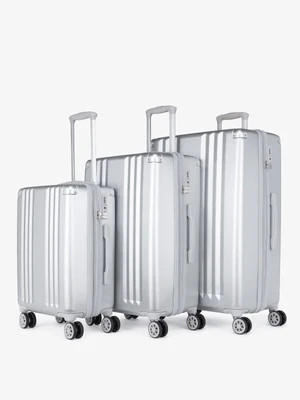 Ambeur 3-Piece Luggage Set - SILVER | CALPAK