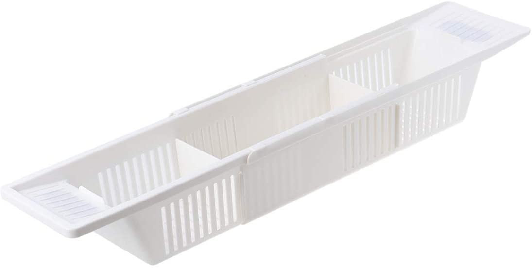 DanceeMangoos Plastic Bathtub Trays Bath Toy Organizer Bathtub Storage Basket Baby Expandable Bat... | Walmart (US)