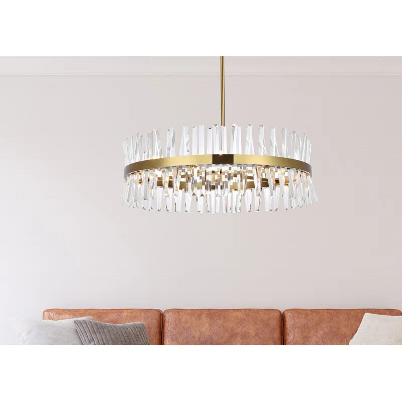 Maariya 16 - Light Dimmable Drum Chandelier | Wayfair North America