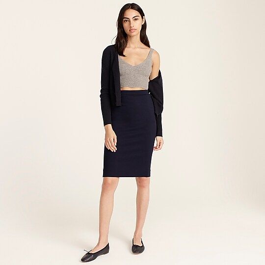 No. 2 Pencil® skirt in stretch twill | J.Crew US