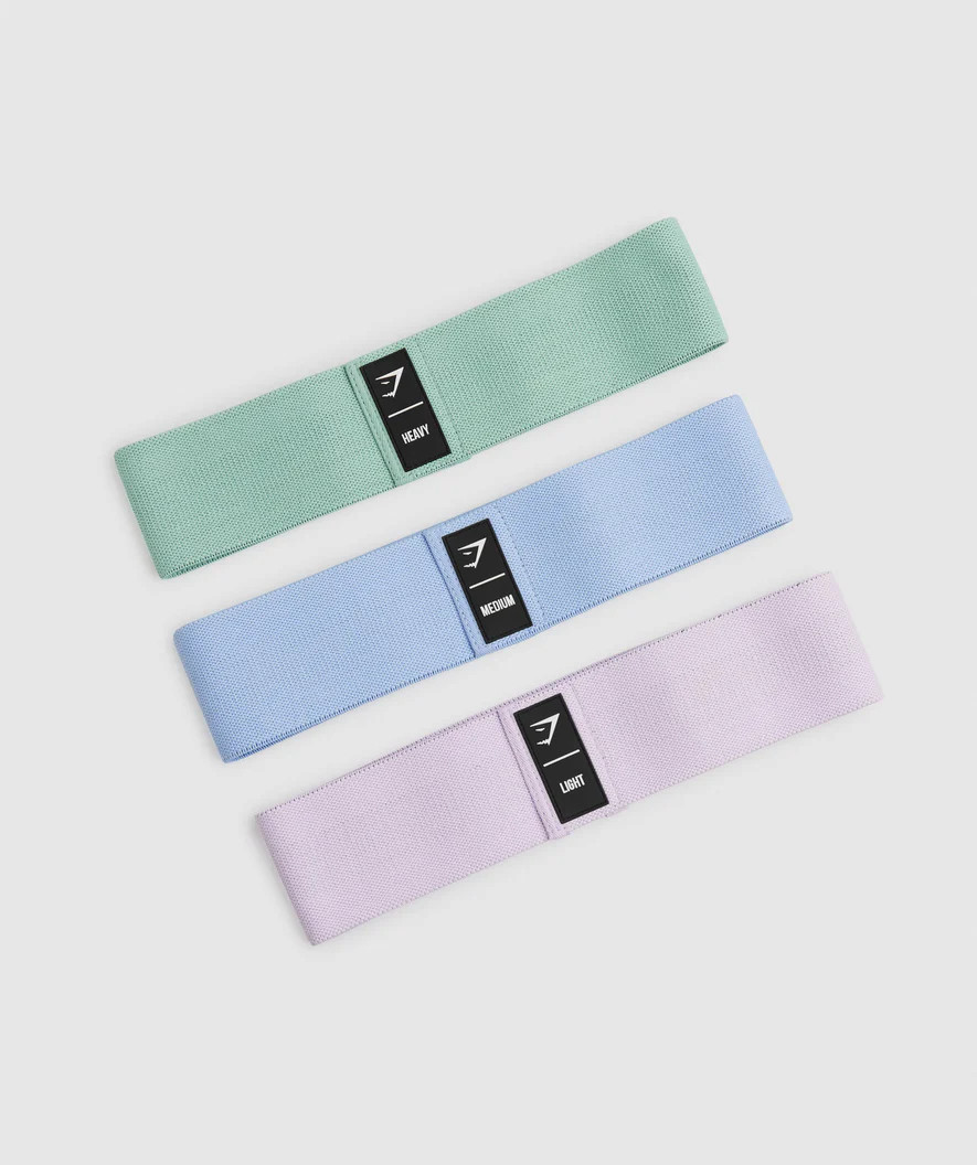 Gymshark Glute Set 3pk - Light Purple/Moonstone Blue/Cactus Green | Gymshark (Global)