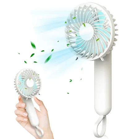 Portable Mini Fan, Handheld Mini Fan, Foldable Portable Fan with 3 Wind Speeds, Strong Wind Low Nois | Walmart (US)