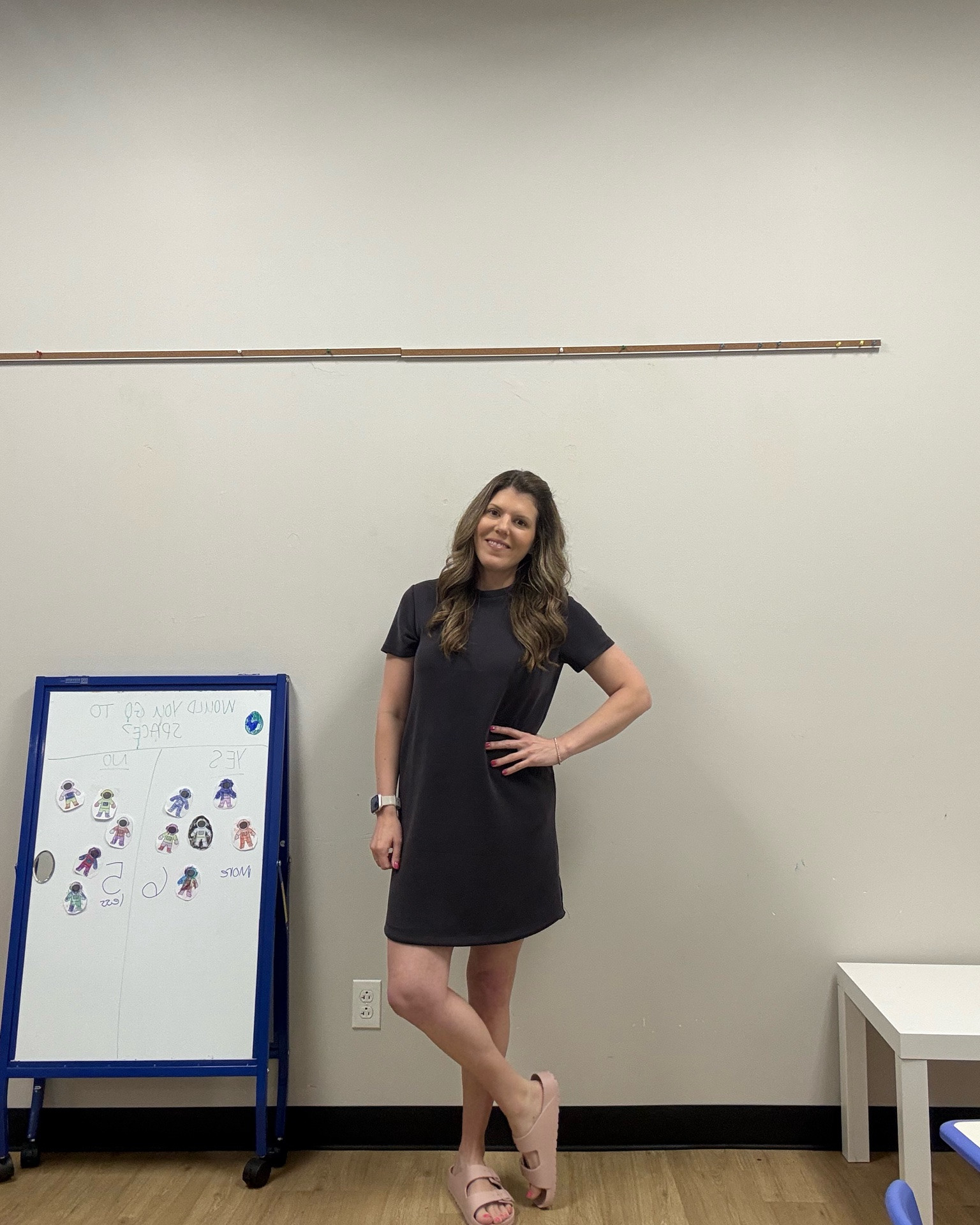 This dress is perfect for teaching and has pockets! Also pink slides are so fun!

#LTKootd #LTKgrwm #LTKWorkwear