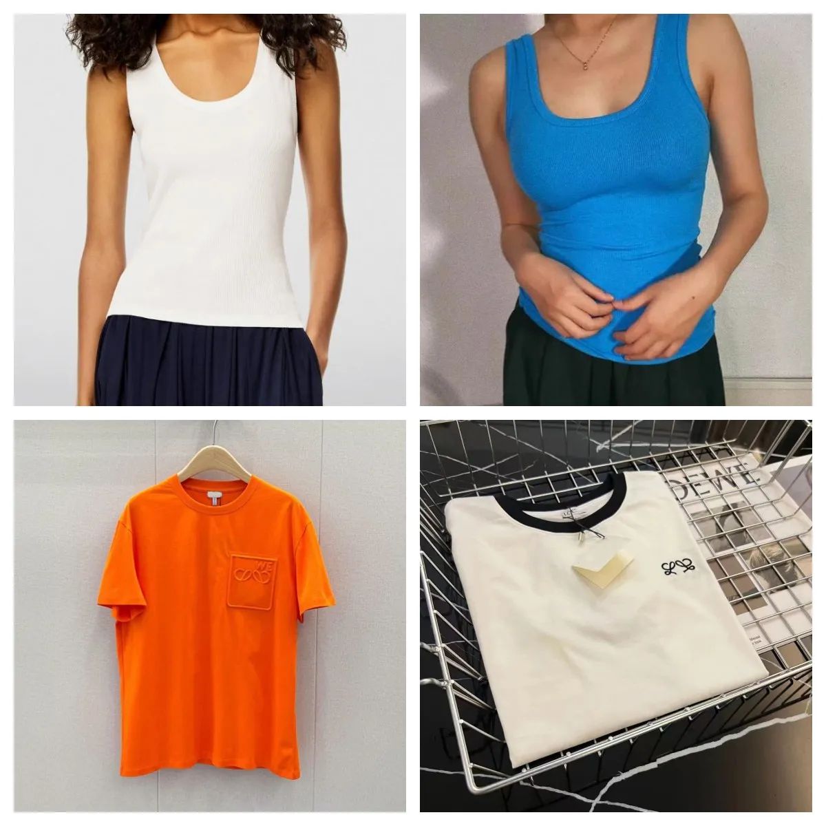 Women's T-Shirt Cotton-blend Tee Anagram Tank Top Shorts Designer Nylon Yoga Suit Crew Neck Sleev... | DHGate