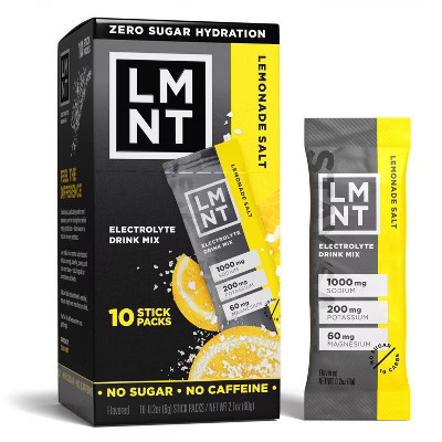 LMNT Lemonade Zero-Sugar Electrolytes Drinks - 10ct/2.1oz | Target