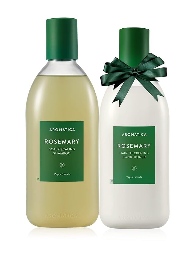AROMATICA Rosemary Scalp Scaling Shampoo and Conditioner Set 13.53 fl.oz each – Vegan Hair Care... | Amazon (US)