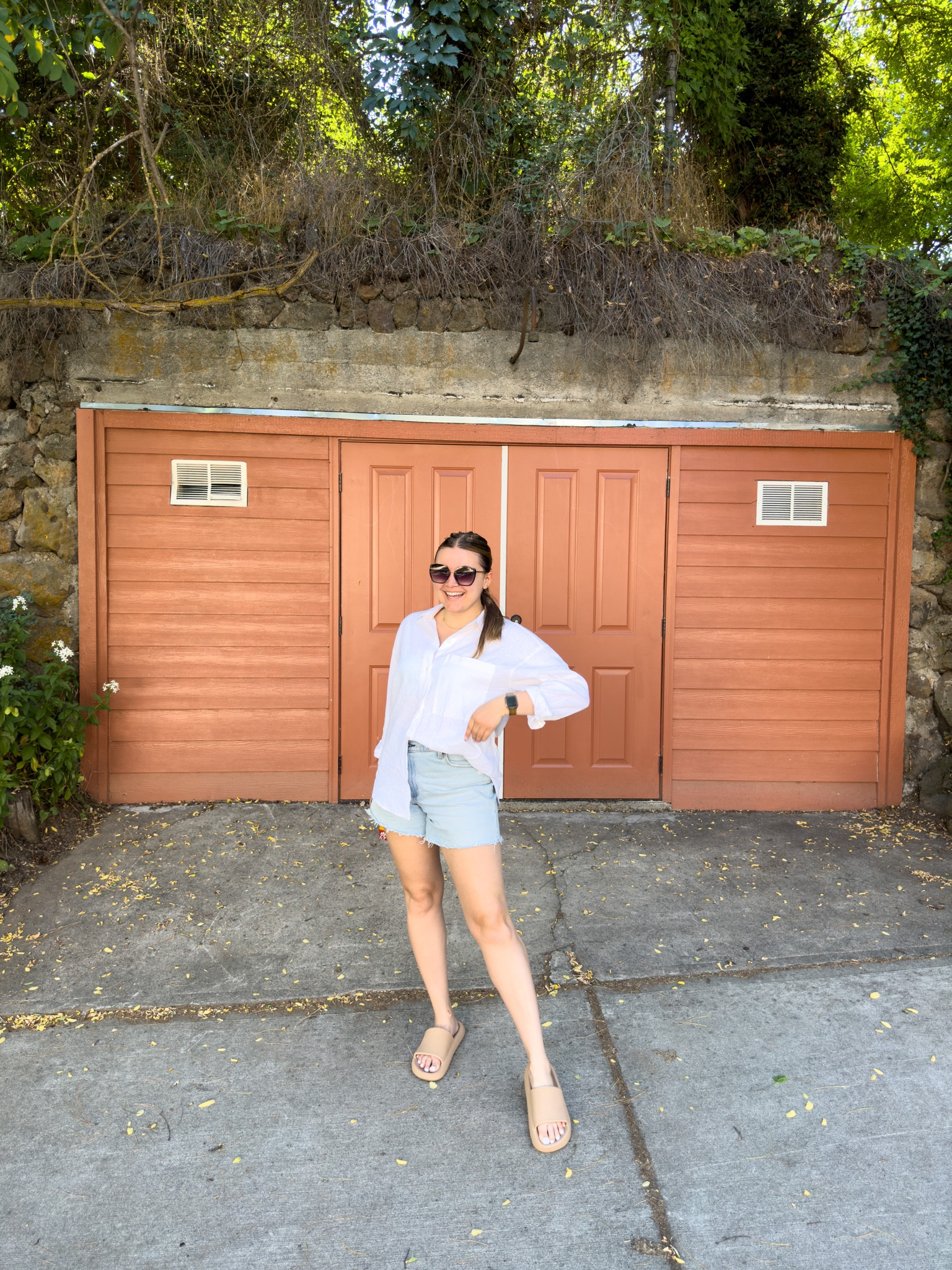 Best Abercrombie basics for summer! Featuring my favorite denim shorts. 

I’m wearing a size M top, size 34D swim top, size L swim bottoms, size 31 shorts and size 9 sandals 

#LTKswim #LTKFind #LTKunder100