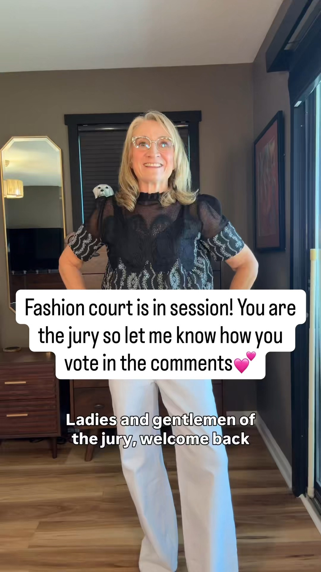 Fashion Court is back in session! I need my jury to help me decide how to style this beautiful top. Comment SHOP for the links. @bankeng.amazon #affordablefashion #stylinginspo #helpmedecide #summerblouse #ootd

#LTKootd #LTKOver40