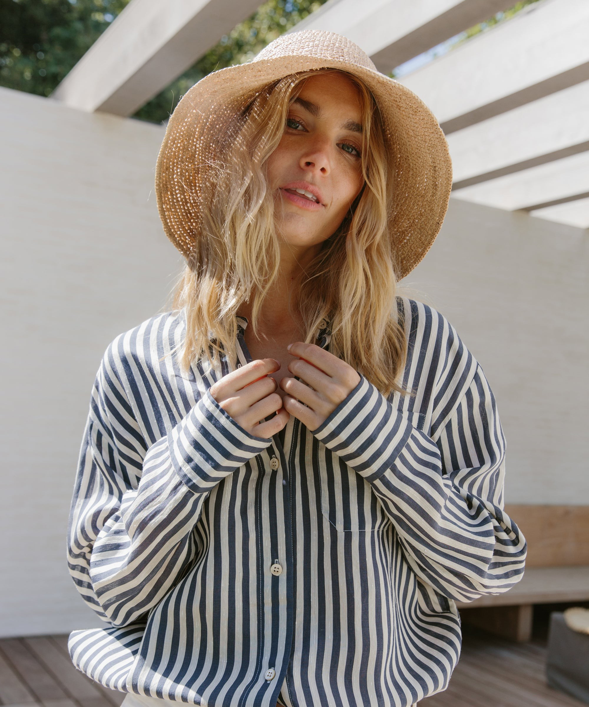 Crochet Raffia Sun Hat | Jenni Kayne