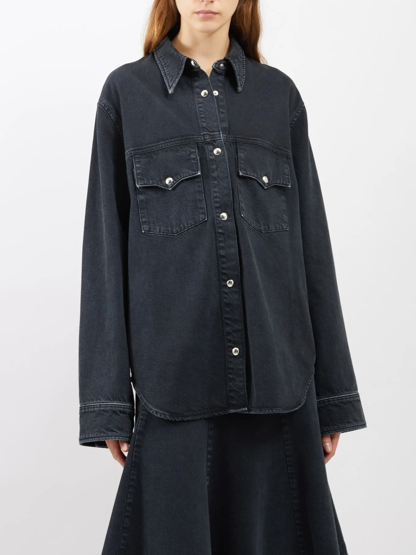 Jinn denim oversized shirt | Matches (UK)