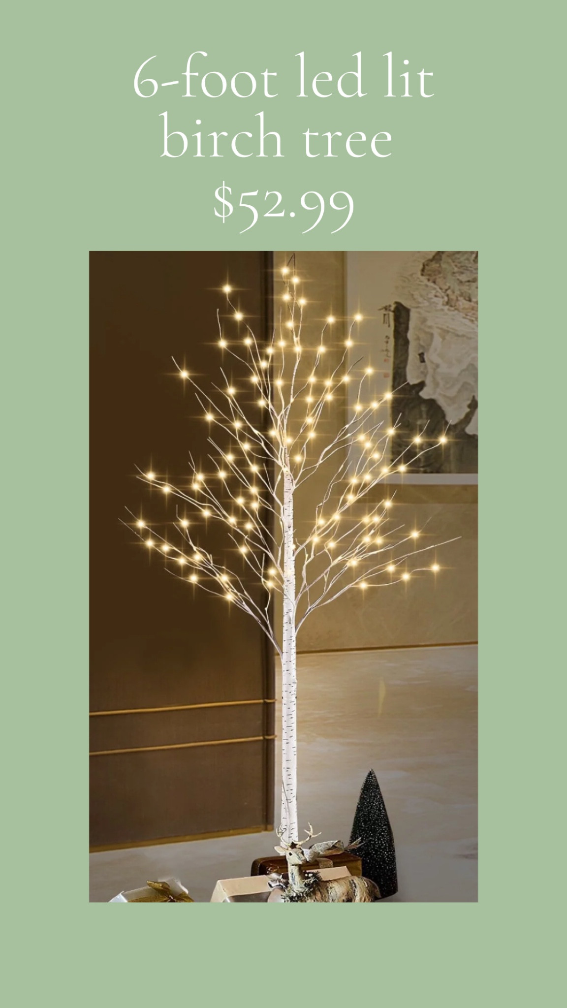 If you’re looking to add a little more magic to your holiday decorating this season, consider the sparkle of a charming pre-lit winter birch tree!

#LTKHome #LTKSaleAlert #LTKSeasonal