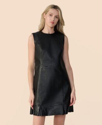 Women's Leather Dress, Created for Macy's | Macy's