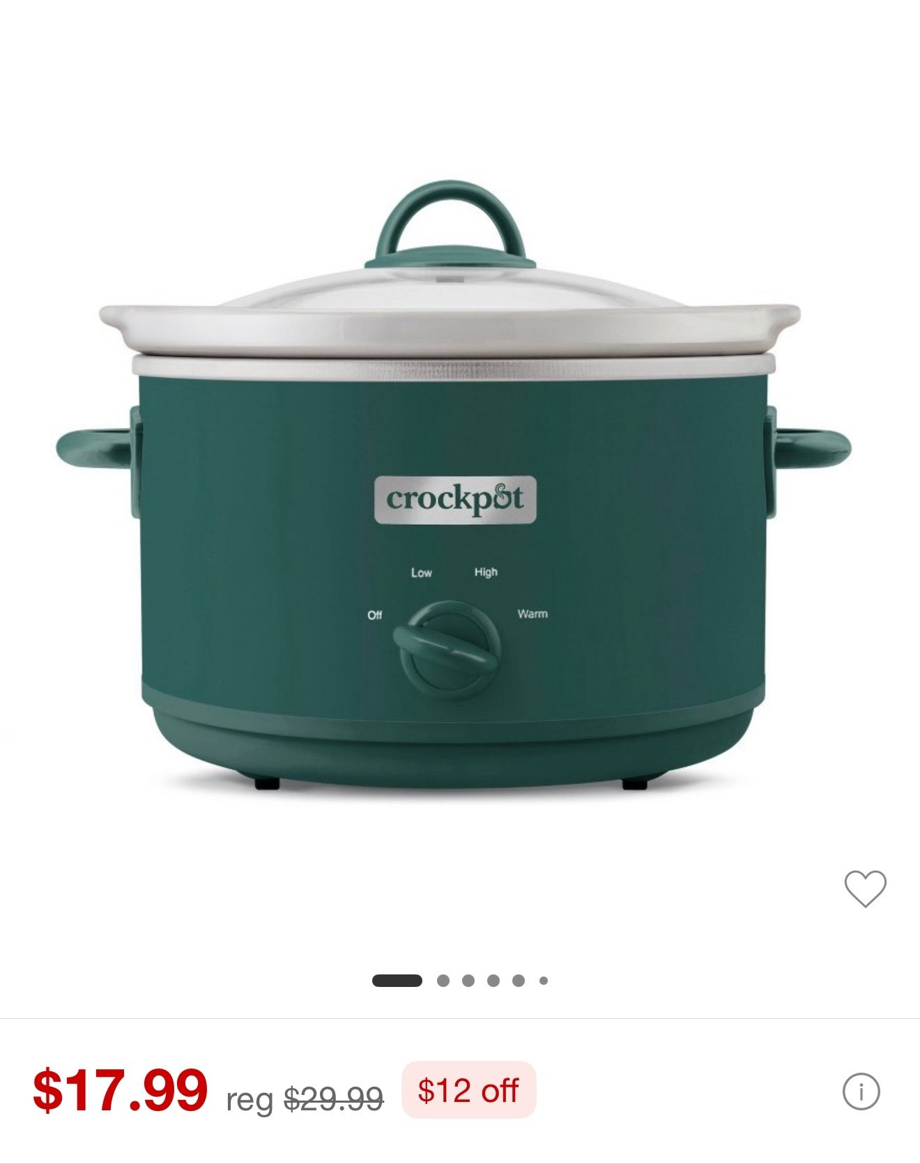 Crockpot on Black Friday deal 




Target finds 
Christmas gift ideas 
Gifts for her
Gifts for him 
Teacher gift idea 
White elephant gift 
Secret Santa gift 

#LTKCyberWeek #LTKSaleAlert #LTKGiftGuide
