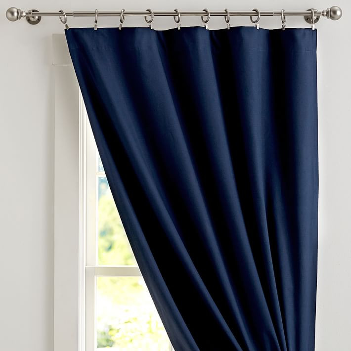 Classic Sailcloth Blackout Curtain | Pottery Barn Teen