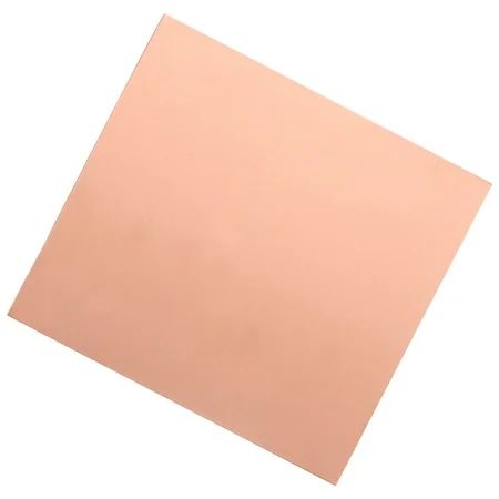 1 Sheet Copper Sheet High Hardness Copper Sheet Project Sheet for Crafting Jewelry | Walmart (US)