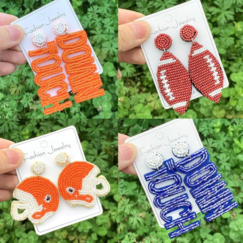 European And American New Fashion Touchdown Sport Cap, Game Day, Millet Letter Creative Handmade ... | SHEIN