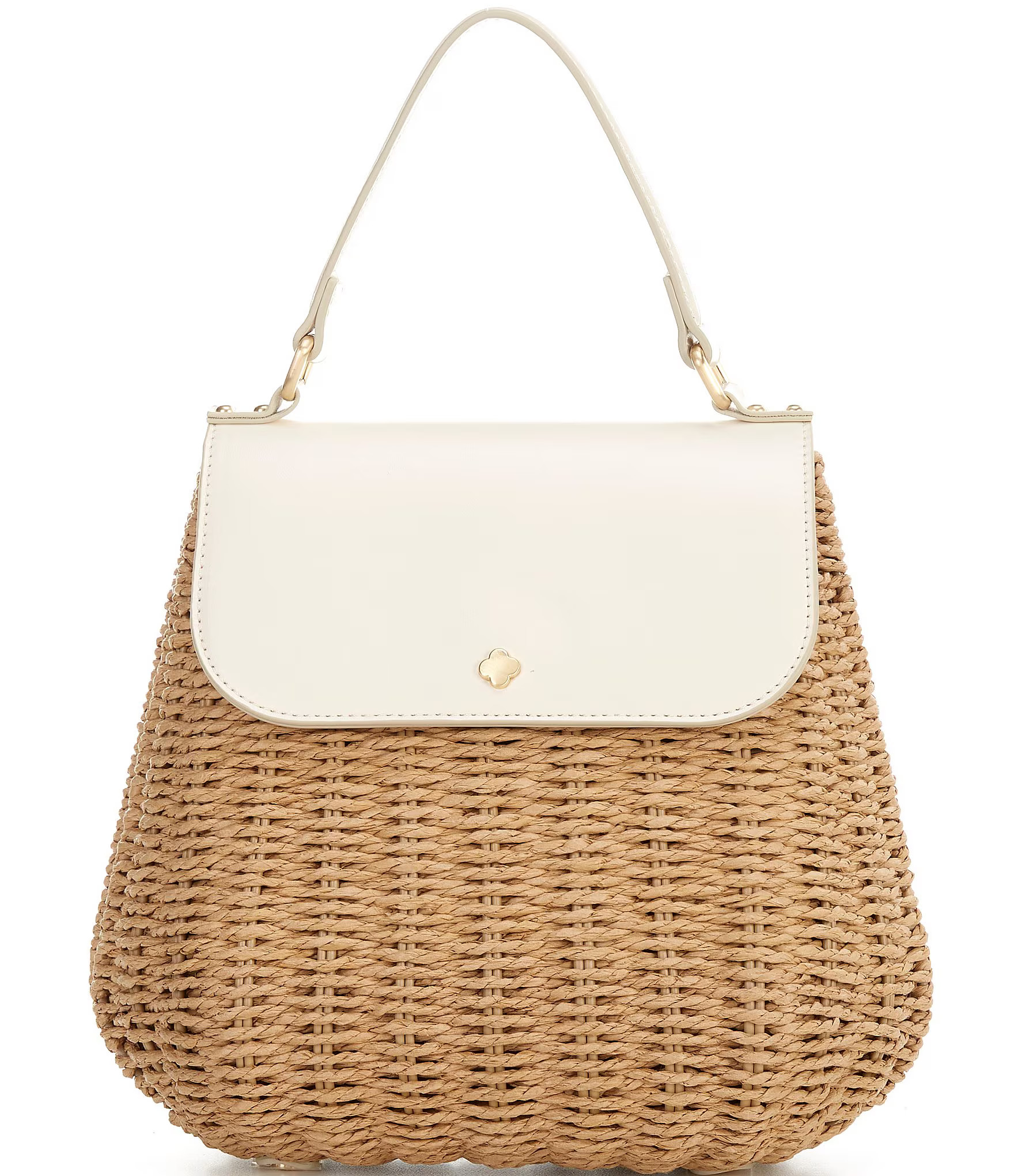Drew Large Top Handle Satchel Straw Bag | Dillard's