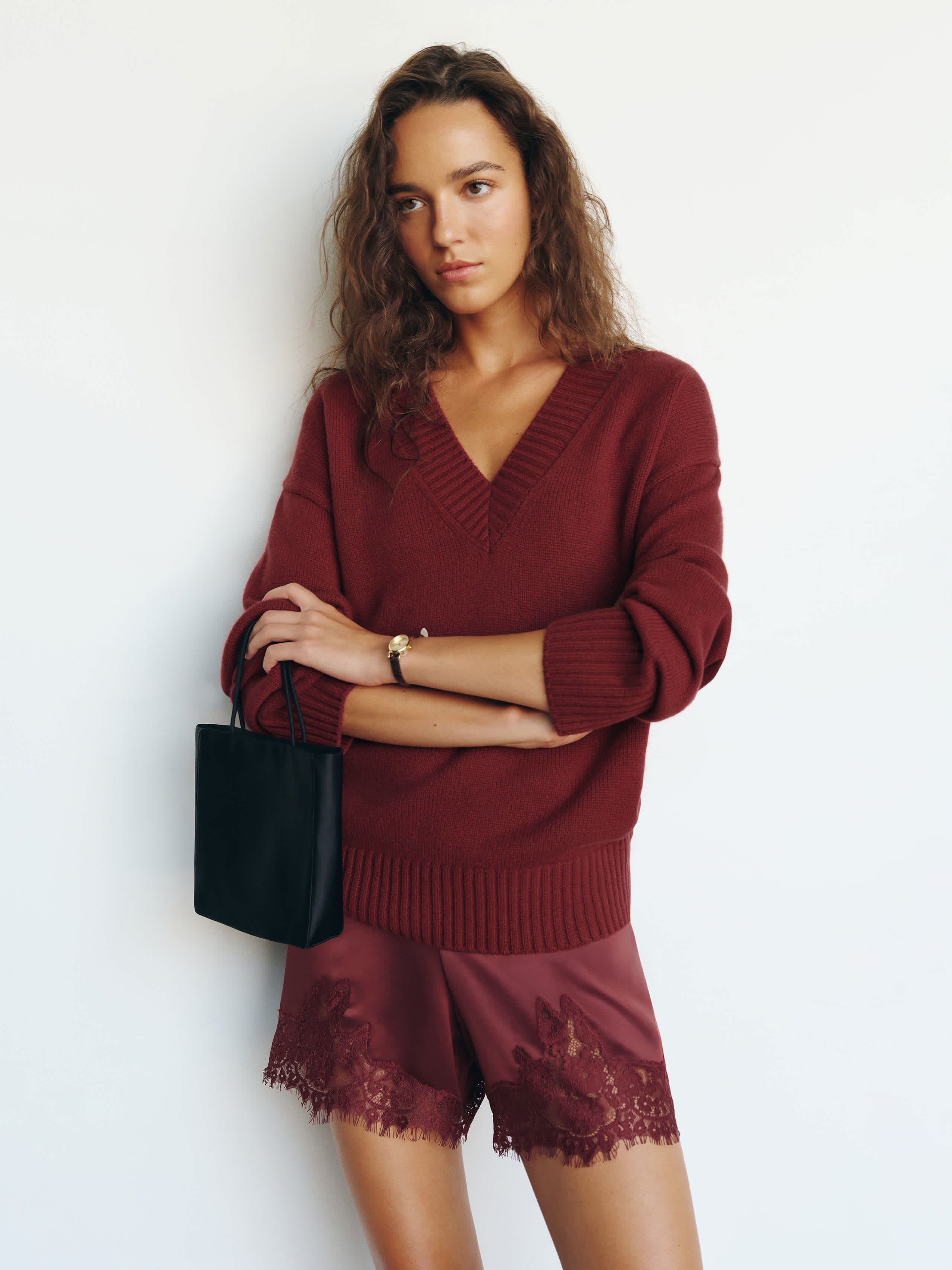 Reformation Fern Satin Short Pink Small | Reformation (Global)