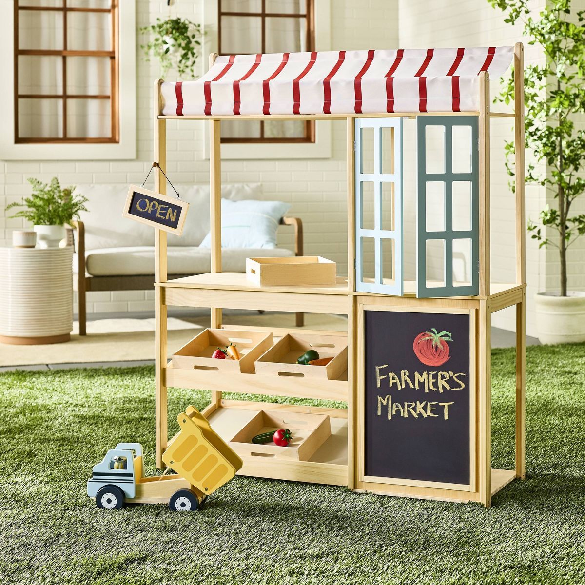 Toy Market Stand Playset - 12pc - Hearth & Hand™ with Magnolia | Target