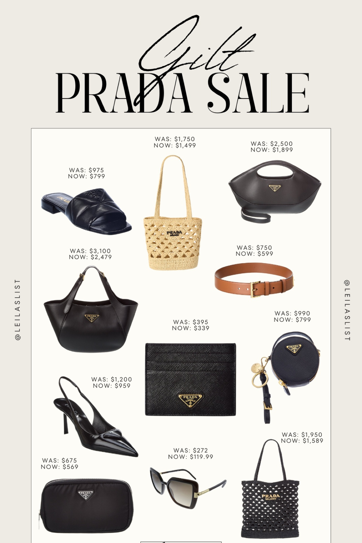 Gilt Prada sale



#LTKshoecrush #LTKsalealert #LTKitbag