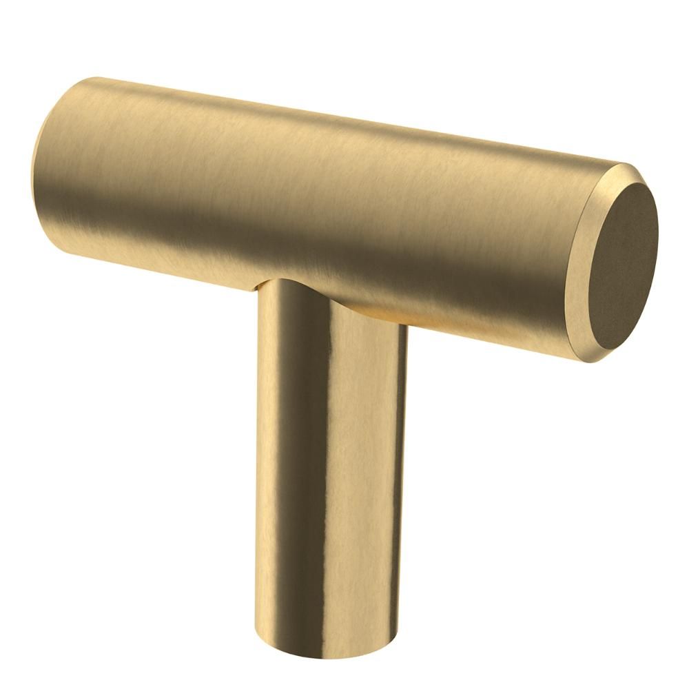 1-9/16 in. (40 mm) Champagne Bronze Bar Cabinet Knob | The Home Depot