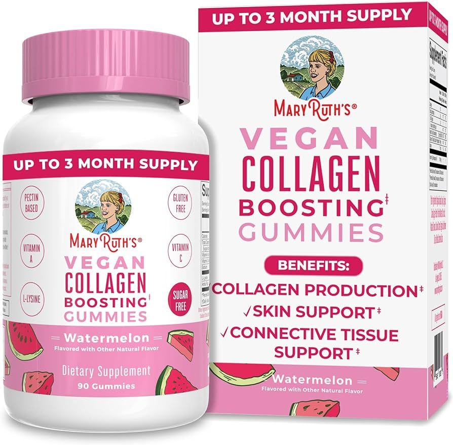 MaryRuth's Collagen Boosting Gummy For Hair Skin & Nails | Joint Support | Vegan, Non-GMO, Gluten... | Amazon (US)