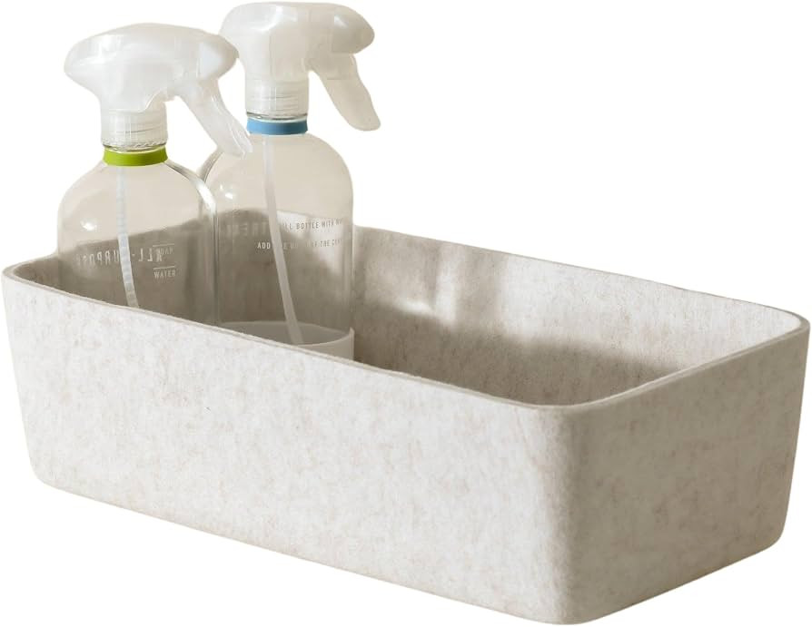 The Long Sculpted Bin Storage Bin Felt Storage Basket Drawer Organizer Bins - Box - Pet, Toy, Boo... | Amazon (US)