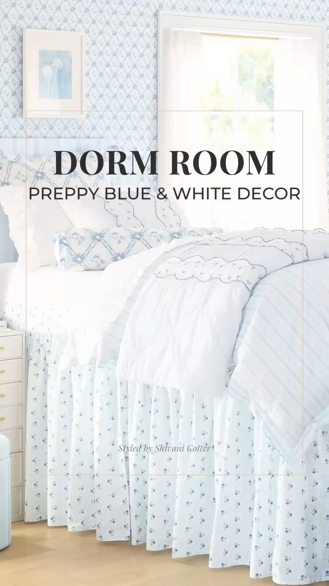 Blue and White Dorm Room 

It's the edit we've been waiting for! Hill House dorm furniture and decor is the prettiest floral bedroom decor with a coastal vibe.
If you love a soft blue, preppy coastal look, this dorm setup is everything. 



dorm room decor | dorm room ideas | college dorm essentials | dorm must haves | preppy dorm decor | coastal dorm room | blue and white dorm | hill house inspired decor | dorm bedding ideas | dorm storage solutions | small space organization | aesthetic dorm room | freshman dorm setup  

 #LTKHome