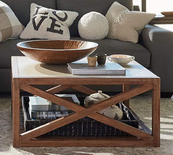 Grove Square Coffee Table | Pottery Barn (US)