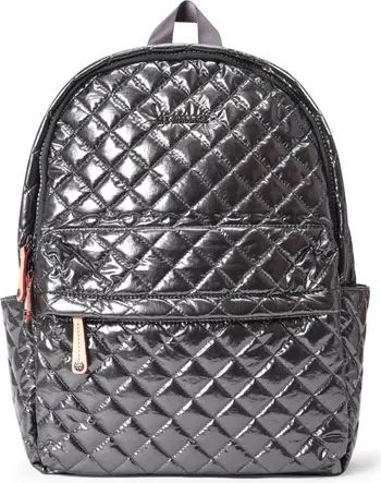 MZ Wallace City Metallic Quilted Backpack | Nordstrom | Nordstrom