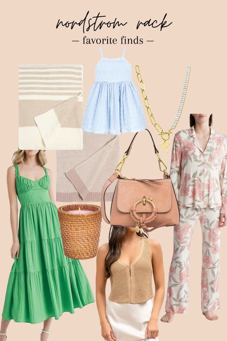 Nordstrom Rack spring new arrival favorite finds // barefoot dreams blanket // rattan nest candle // See by Chloe handbag // pajama set // knit tank // initial necklace // Mother’s Day gift guide 

#LTKsalealert #LTKfindsunder100 #LTKstyletip