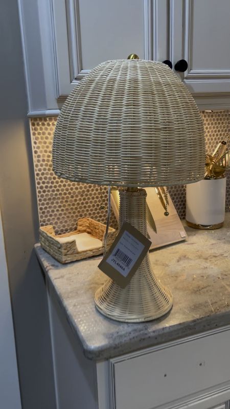 Cutest rattan lamp!! Great price point! 

#LTKfindsunder50 #LTKhome #LTKVideo