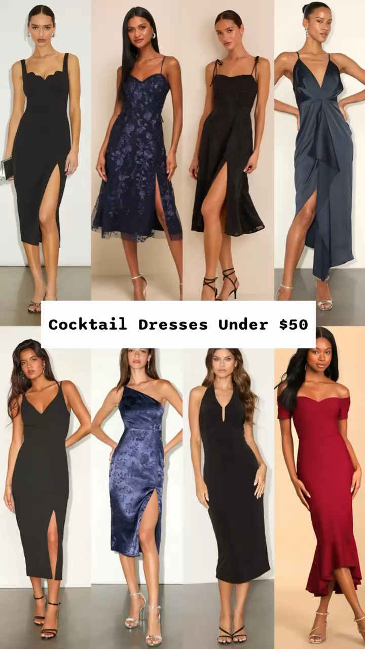 Cocktail dresses under $50 today @Lulus 

Fall dresses, fall wedding guest dresses, wedding guest dress summer.

#LTKWedding #LTKSeasonal #LTKSaleAlert
