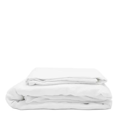 Minna Linen Sheet Set Alwyn Home Size: California King, Color: White | Wayfair North America
