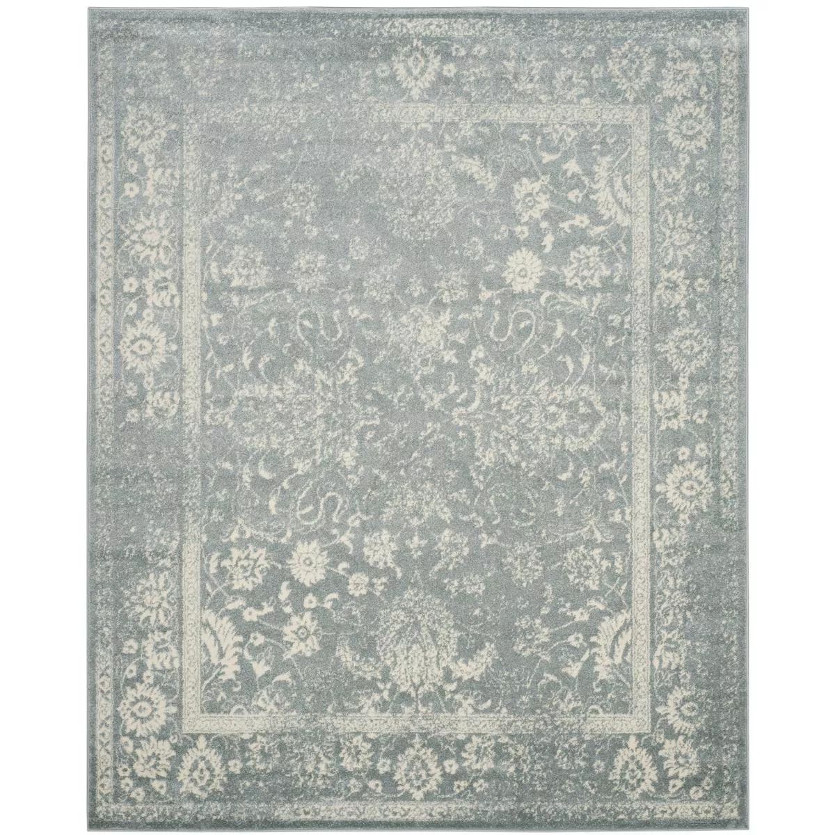 Adirondack ADR109 Power Loomed Area Rug - Slate/Ivory - 4'x6' - Safavieh. | Target