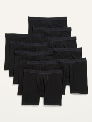 Soft-Washed Built-In Flex Boxer-Brief Underwear 10-Pack for Men --6.25-inch inseam | Old Navy (CA)
