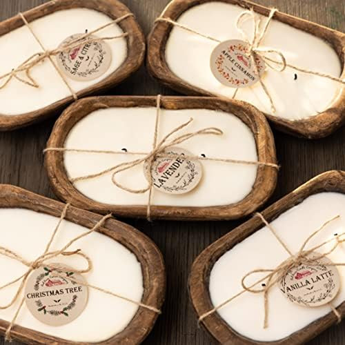 Red Barn Candle Company | Dough Bowl Candles | All-Natural Soy Wax & Dried Flowers | Essential Oil I | Amazon (US)