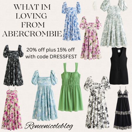 Abercrombie dress sale! 20% off plus 15% off with code DRESSFEST - mini dresses maxi dresses milk made dresses

#LTKsalealert #LTKfindsunder50 #LTKparties