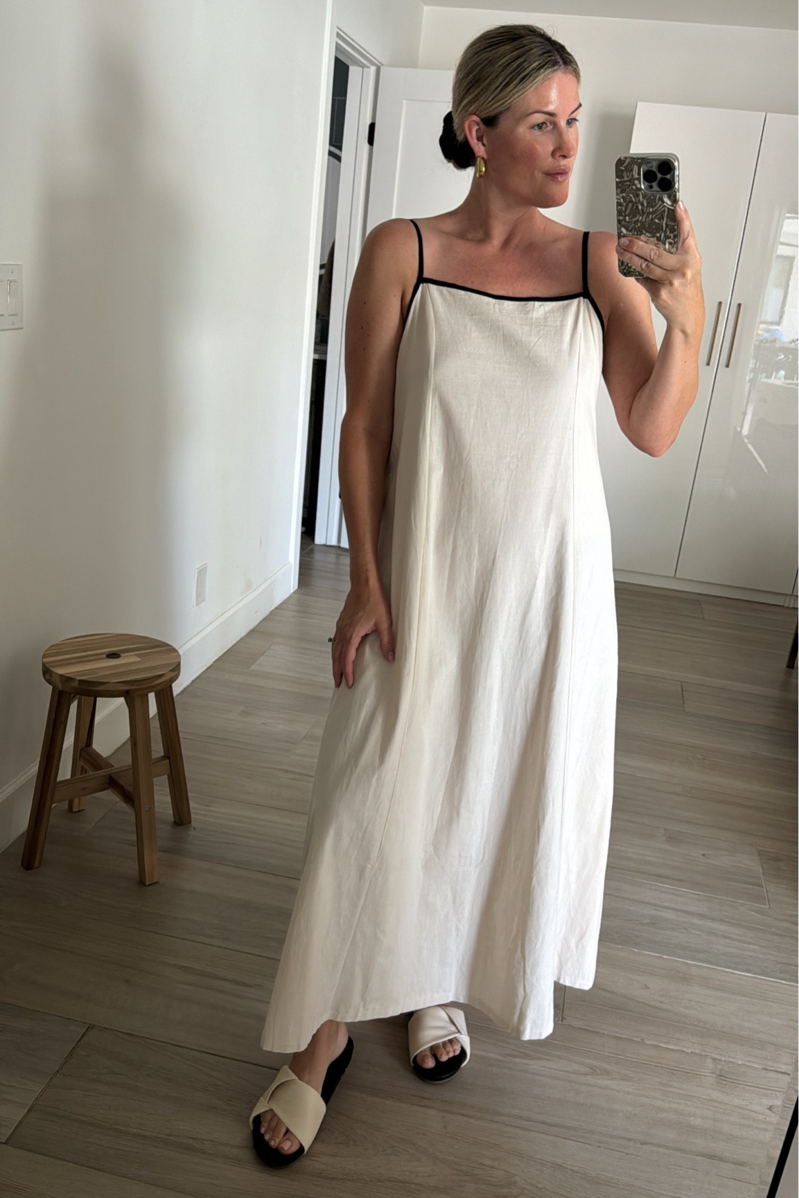 Minimal summer style 🫶🏼 This dress is under $25! I’m wearing a M & the straps are adjustable.

Code: STYLINGBYERICA10 for 10% off Beek sandals! 

summer dress, dresses, Amazon fashion, sandals, Beek by two birds, Beek sandals 

#LTKOver40 #LTKShoeCrush #LTKFindsUnder50