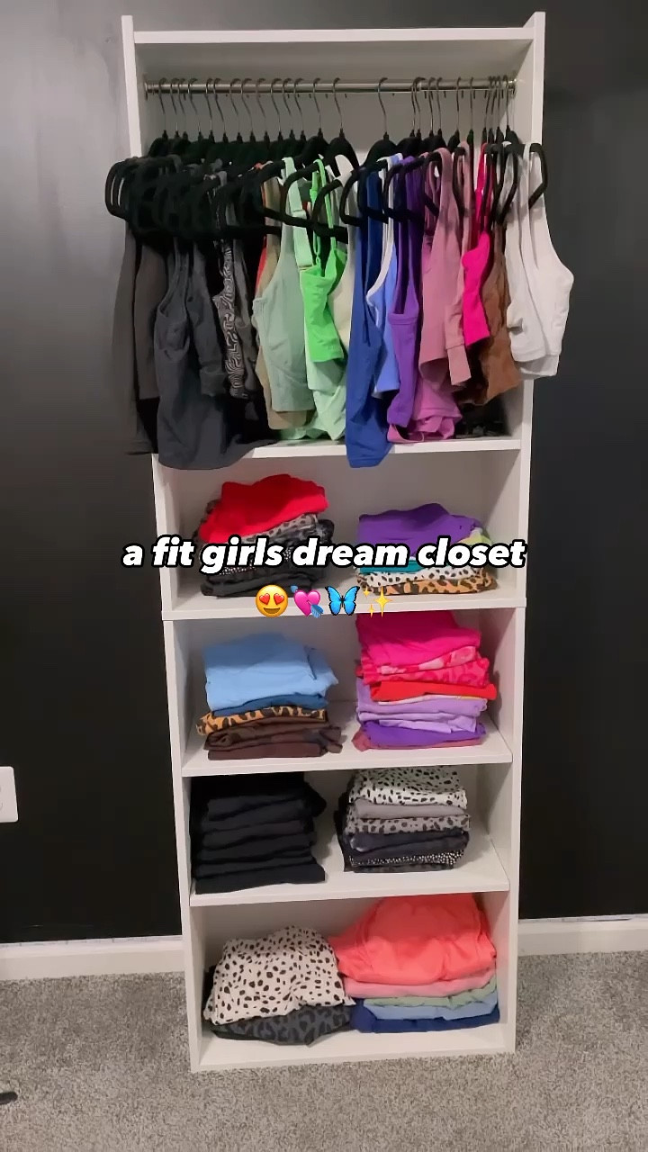 activewear closet 🥰✨
#activewear #closetgoals #storage #organize #closetorganize


#LTKfindsunder50 #LTKfitness #LTKmidsize