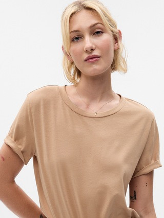 100% Organic Cotton Vintage Crewneck T-Shirt | Gap (US)