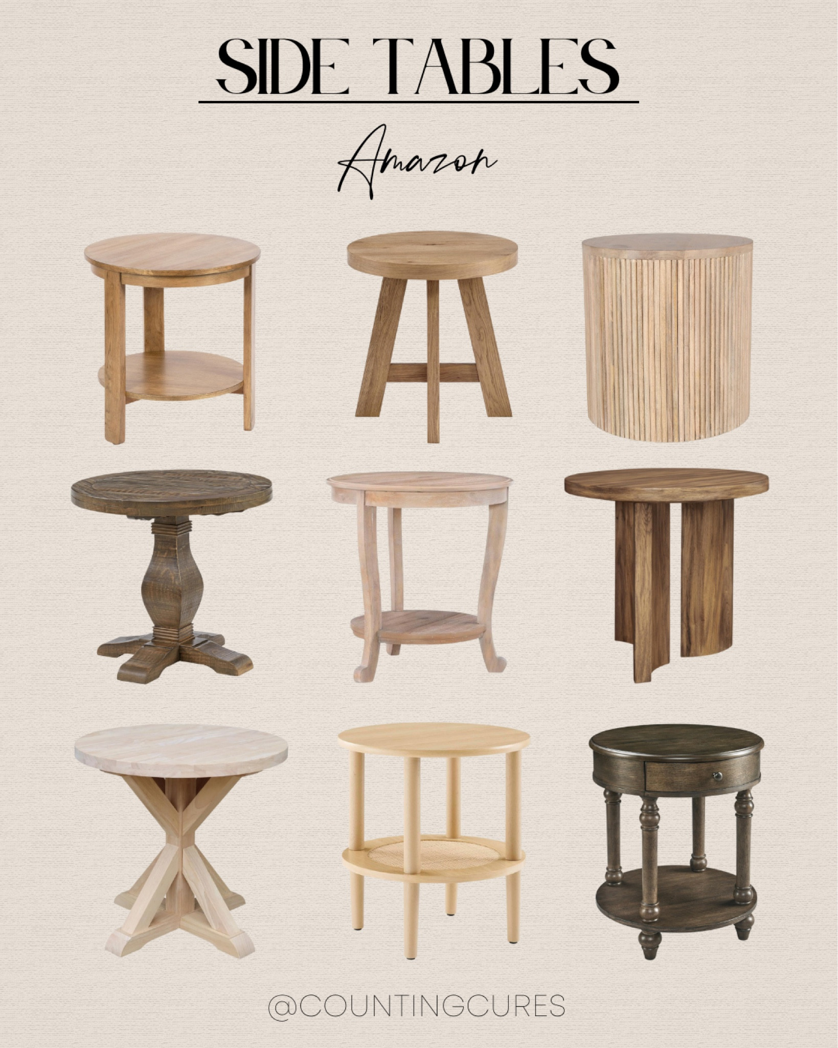 If you're looking for something versatile and easy to match with any decor style to your home, then these side tables are the perfect find for you! Not to mention that they're very affordable but made with high-quality materials that's built to last.
#amazonhome #livingroomfurniture #secondaryseating #decorinspo

#LTKSeasonal #LTKStyleTip #LTKHome