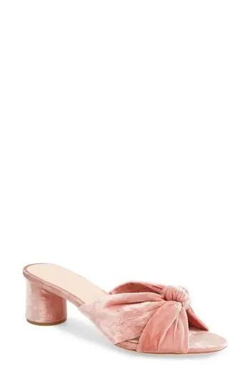 Women's Loeffler Randal Celeste Knotted Slide Sandal, Size 5 - Pink | Nordstrom