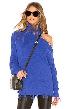 Lovers + Friends Arlington Sweater in Cobalt Blue from Revolve.com | Revolve Clothing (Global)