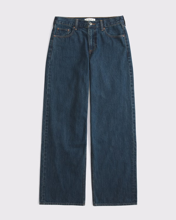 Women's Curve Love Low Rise Ultra Loose Jean | Women's Bottoms | Abercrombie.com | Abercrombie & Fitch (US)